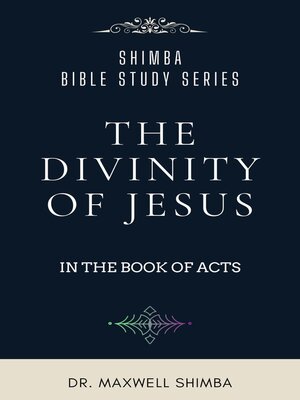 cover image of The Divinity of Jesus in the Book of Acts
